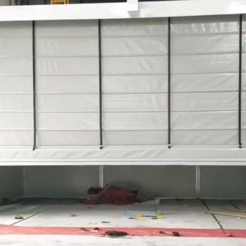 水泥厂喷漆房堆积门