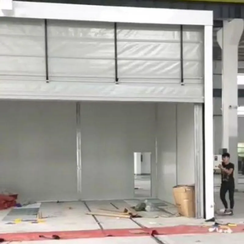 出口背带式快速堆积门